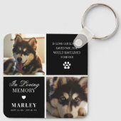 Aangepaste moderne foto van voetfoto sleutelhanger (Achterkant)