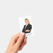 Aangepaste moderne fotonaam titel badge (Handheld)