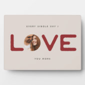 Aangepaste moderne foto's VERLIES Valentijnse  Paa Fotoplaat (voorkant)