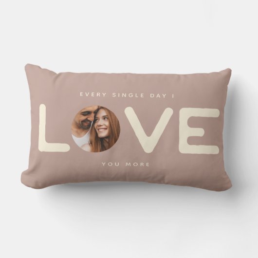 Aangepaste moderne foto's VERLIES Valentijnse  Paa Kussen (Voorkant)