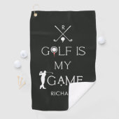 *Aangepaste moderne golf is mijn spel Gepersonalis Golfhanddoek (Insitu)