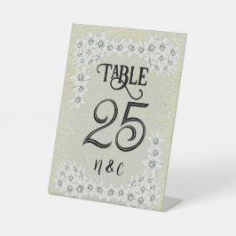 Aangepaste moderne gouden bloemen voetstuk teken reclamebord met voetstuk