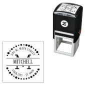 Aangepaste moderne grafische decoscampagne voor fi  zelfinktende stempel (In situ)