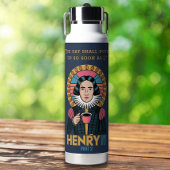 Aangepaste Moderne Grappige Koffie Quote Vroege St Waterfles