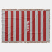 Aangepaste, moderne grijze kleur en elke gestripte deken (Voorkant)