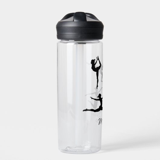 Aangepaste Moderne Gymnastiek Meisjes ,Gymnast Sil Waterfles (Voorkant)