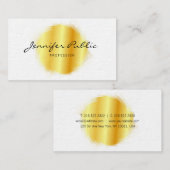 Aangepaste, moderne, handgeschreven Gold-Sjabloon Visitekaartje (Voorkant / Achterkant)