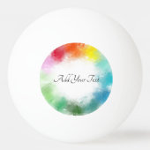 Aangepaste, moderne, handgeschreven Sjabloon Pingpongbal (Achterkant)