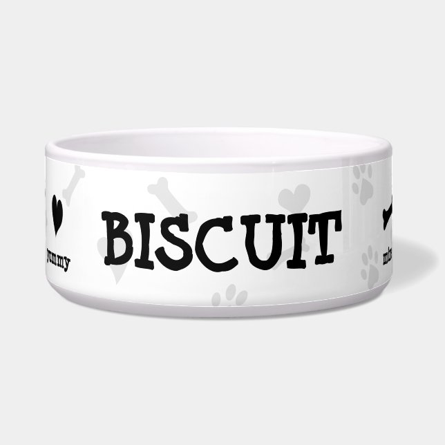 Aangepaste moderne hond voerbakje (Voorkant)