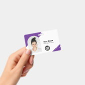 Aangepaste moderne identiteitskaart Eenvoudig QR-b Badge (Handheld)