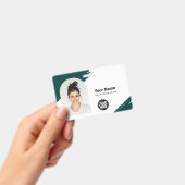 Aangepaste moderne identiteitskaart Eenvoudige QR- Badge (Handheld)