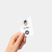 Aangepaste moderne identiteitskaart, minimalistisc badge (Handheld)