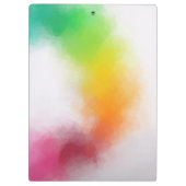 Aangepaste moderne kleurrijke Abstracte Art-Sjablo Klembord (Achterkant)