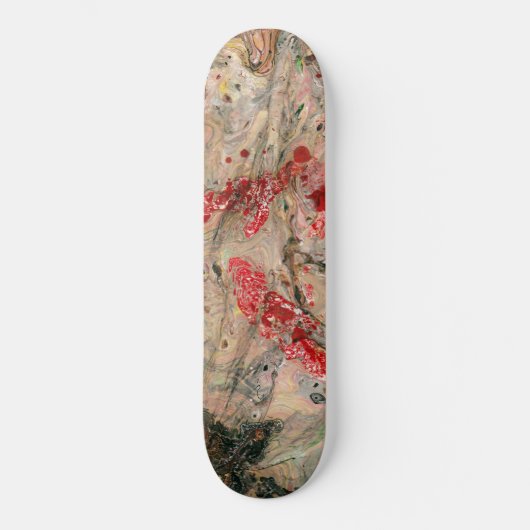 Aangepaste moderne kleurrijke Abstracte Art-Sjablo Persoonlijk Skateboard (Voorkant)