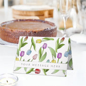 Aangepaste, moderne kleurrijke Tulp-ventilator Kaart