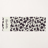 Aangepaste moderne Koe afdrukken Yoga Mat (Voorkant (horizontaal))