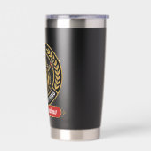 Aangepaste moderne koning van Ping Pong Naam Geïsoleerde Drinkbeker (Links)