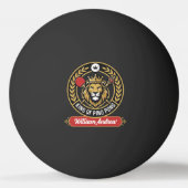 Aangepaste moderne koning van Ping Pong Naam Pingpongbal (Voorkant)