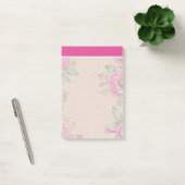 Aangepaste Moderne Levendige roze botanische achte Post-it® Notes (Kantoor)