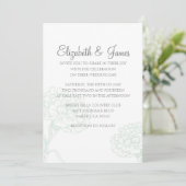 Aangepaste moderne Luxury Wedding-uitnodigingen Kaart (Staand voorkant)