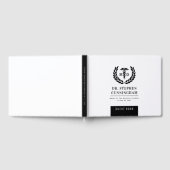 Aangepaste moderne MD Med School Graduation Party Gastenboek (Volledig)