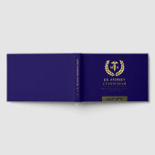 Aangepaste moderne MD Med School Graduation Party Gastenboek (Volledig)