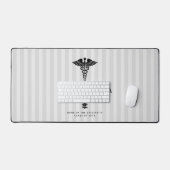 Aangepaste moderne medische school arts afstuderen bureaumat (Keyboard & Muis)