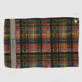 Aangepaste moderne midcentury Madras Golfhanddoek (Horizontaal)