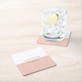 Aangepaste, moderne, minimale, eenvoudige Sjabloon Kartonnen Onderzetters (Insitu)