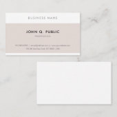 Aangepaste, moderne, minimale professionele archit visitekaartje (Voorkant / Achterkant)