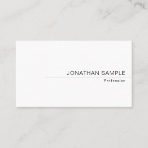 Aangepaste, moderne, minimale Sjabloon Visitekaartje