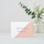 Aangepaste, moderne minimale Sjabloon Visitekaartje (Staand voorkant)