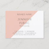 Aangepaste, moderne minimale Sjabloon Visitekaartje (Achterkant)