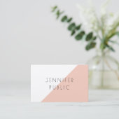 Aangepaste, moderne minimale Sjabloon Visitekaartje (Staand voorkant)