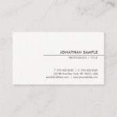 Aangepaste, moderne, minimale Sjabloon voor design Visitekaartje (Voorkant)