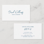 Aangepaste, moderne minimalistische, eenvoudige Sj Visitekaartje (Voorkant / Achterkant)