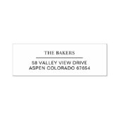 Aangepaste moderne minimalistische huisverwarmings  zelfinktende stempel (Design)