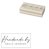 Aangepaste Moderne Minimalistische Kalligrafie "Ha Rubberstempel (Gestempeld)