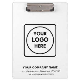 Aangepaste moderne minimalistische logoklembord klembord