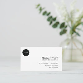 Aangepaste moderne minimalistische professionele v visitekaartje