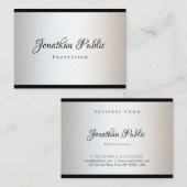 Aangepaste, moderne, minimalistische Sjabloon voor Visitekaartje (Voorkant / Achterkant)