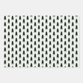 Aangepaste moderne minimalistische zwart-witte ker inpakpapier vel (Voorkant 2)