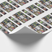 Aangepaste moderne Moederdag 11 Foto Collage Cadeaupapier (Hoek)