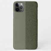 Aangepaste Moderne Moss Groene Textuur Split iPhon iPhone Hoesje (Achterkant)