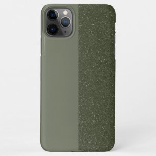 Aangepaste Moderne Moss Groene Textuur Split iPhon iPhone 11Pro Max Hoesje
