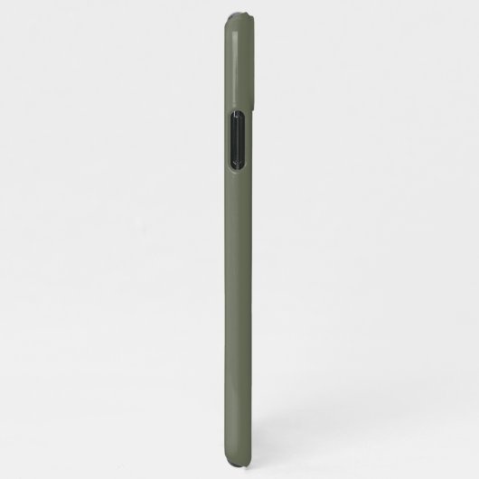 Aangepaste Moderne Moss Groene Textuur Split iPhon iPhone Hoesje (Rechterkant)