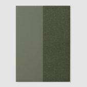 Aangepaste moderne Moss Vellum Overlay — Split Sty Uitnodigingen (Voorkant)