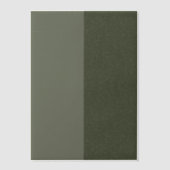 Aangepaste moderne Moss Vellum Overlay — Split Sty Vellum Uitnodigingen (Voorkant)