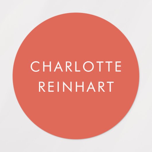 Aangepaste moderne naam Kleurrijke kleding Labels (Design 2)