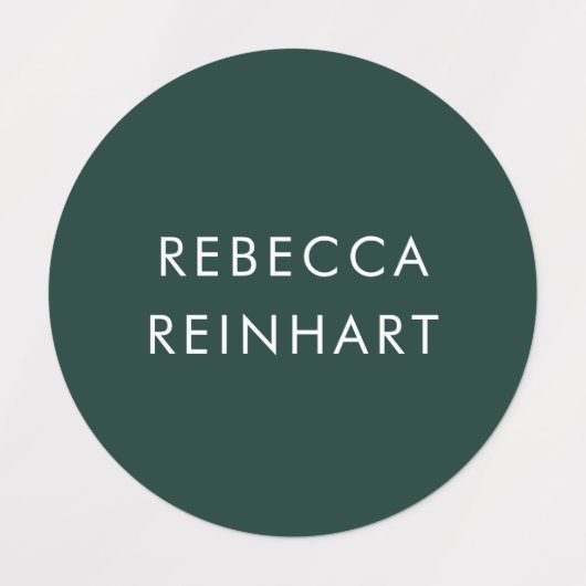 Aangepaste moderne naam Kleurrijke kleding Labels (Design 1)